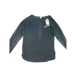 Women's Under Armour Running Shirt long sleeve black Size Small NWT
